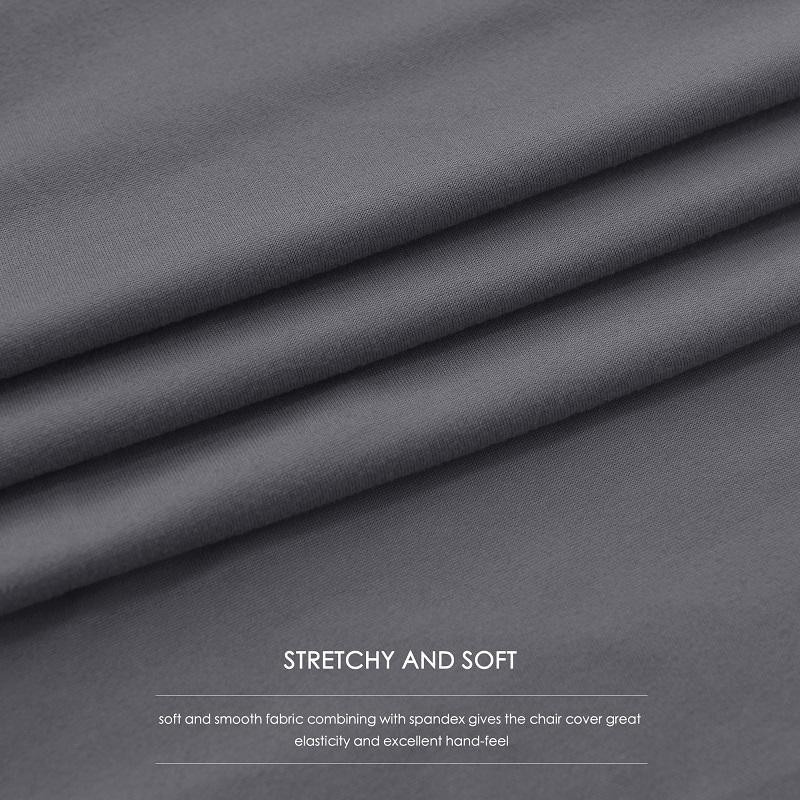 Yiran Furniture Stretch Plain Recliner Sofabezug aus Polyester, schmutzabweisend und elastisch, 4-teiliges Set für Liegesessel - Bild 4