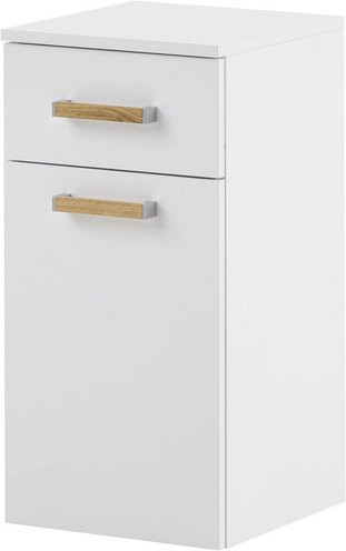 Schildmeyer Seitenschrank Duo in Weiss mit Soft-Close-Türen und Regalböden, B/H/T: 32,7 x 67 x 35,3 cm - Bild 1