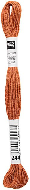 Rico Design Stickgarn Sticktwist in Rost Orange, 8m - Bild 1