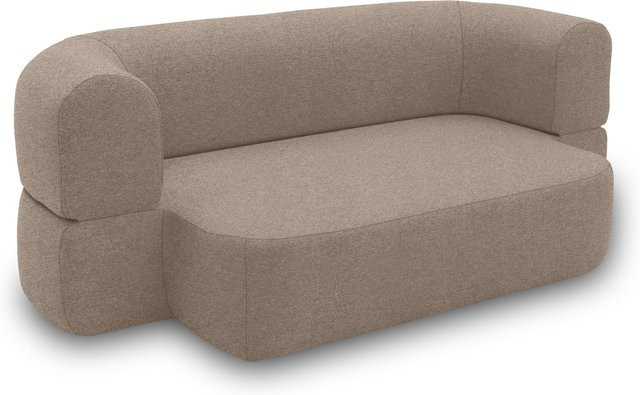 DOMO Schlafsofa Rennes mit Schlaffunktion in Grau - Bild 1