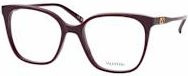 Valentino VG 0019O Korrektionsbrille, Vollrand, quadratisch, Kunststoff, Damen, purple, brown - Bild 1