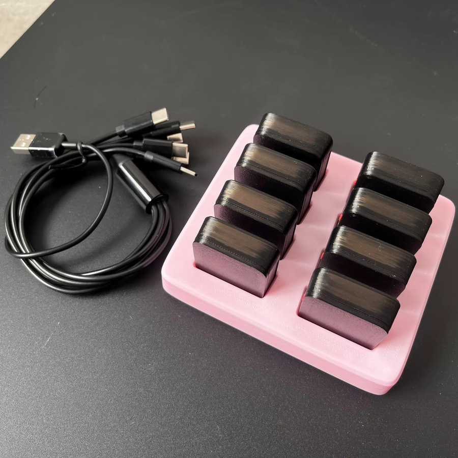 SlimeVR Ganzkörper-Tracker LSM6DSV in Schwarz mit 800-mAh-Akku für VR-Bewegungserfassung ohne Basisstation - Bild 1