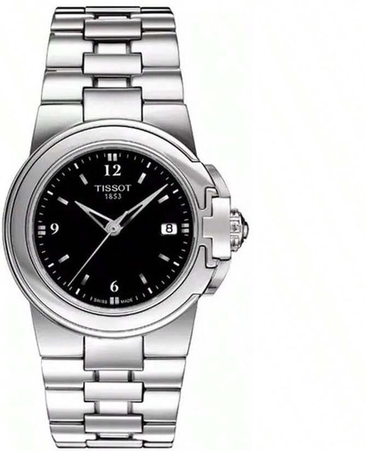 Tissot Armbanduhr, Quarz, Edelstahl, Schwarz, Damen - Bild 1