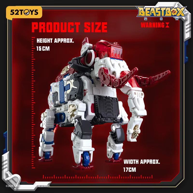 52TOYS Beastbox BB-74 SAFEZONE, Verformungsspielzeug-Actionfigur, umwandelbare Mecha-Roboter - Bild 3