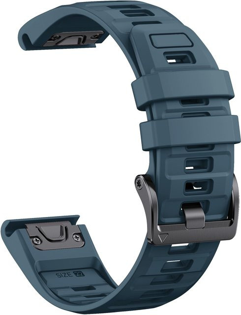 QuickFit Uhrenarmband Silikon, zweifarbig, navy blau, Unisex - Bild 1