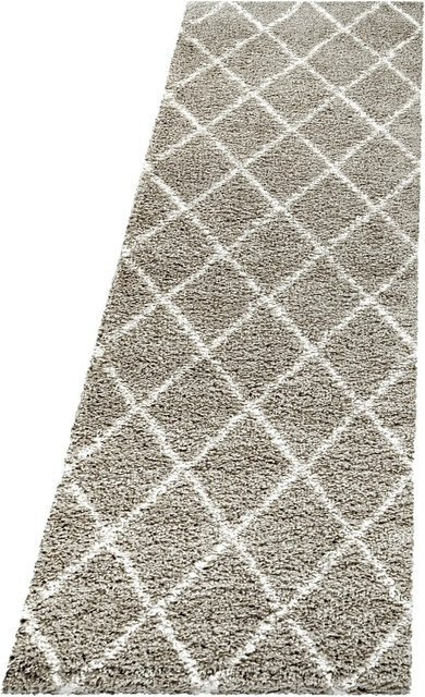 Ayyildiz Hochflorteppich Alvor 3401 Beige im skandinavischen Stil, hand-tufted, B: 80 cm, L: 250 cm - Bild 1