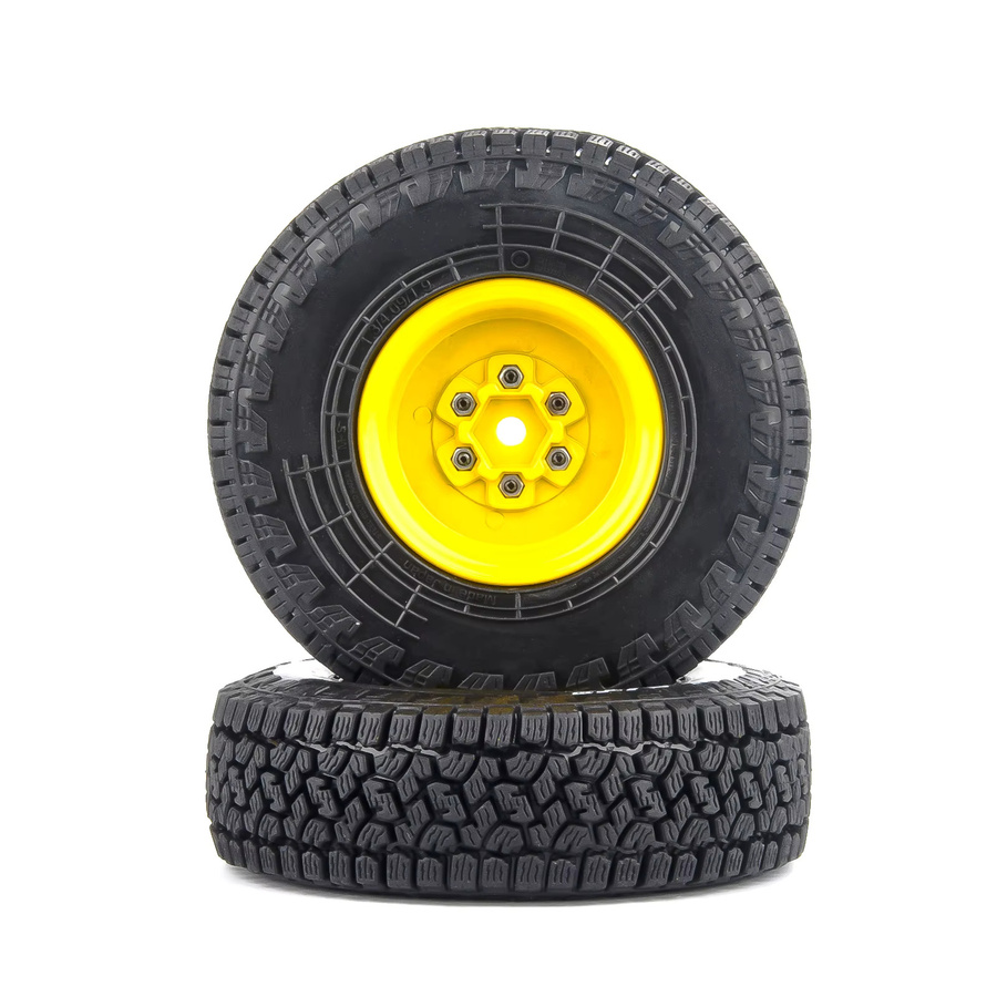 PYFORE Kletterreifen, 4-teiliges Set, 1,9 Zoll, Metall, für 1/10 RC Modellauto Crawler - Bild 2