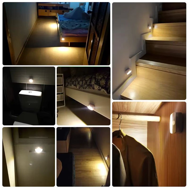 Ammtoo LED Smart Nachtlampe mit PIR Bewegungssensor in Weiß für Küche, Schlafzimmer und Schränke - Bild 2