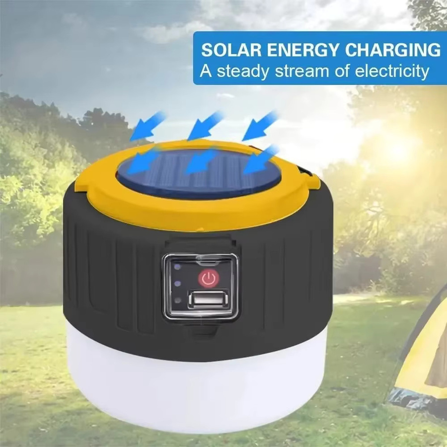 Heinast Tragbare Solar LED Camping Lampe als Outdoor Notfall Licht und High Power Laterne für Zelt und BBQ - Bild 2