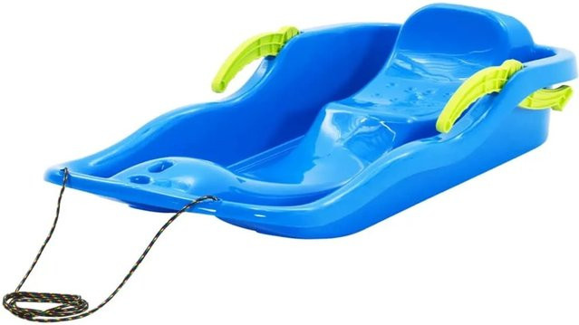 vidaXL Schlitten mit Bremsen Blau - Bild 1
