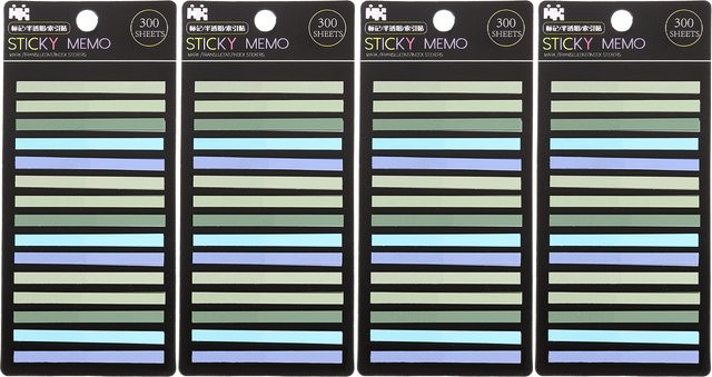 1200 Stück transparente Textmarkerstreifen in Multicolour, abnehmbare Haftnotizen und Markierungs-Tabs aus Kunststoff, Breite: 0,5 cm, Tiefe: 0,4 cm - Bild 1