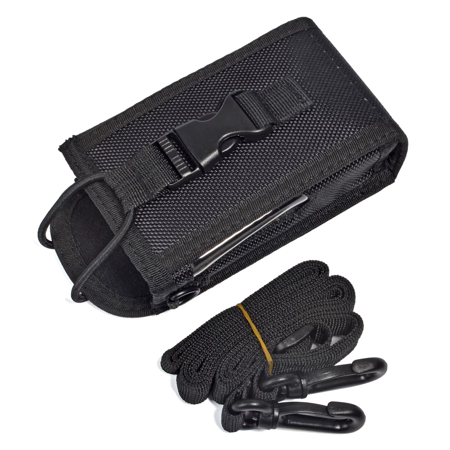 YNIBST Nylon-Radio-Holster in Schwarz, robuster Zwei-Wege-Radio-Halter kompatibel mit Motorola GP328 GP340 DP1400 DP3400 PRO7150 - Bild 3