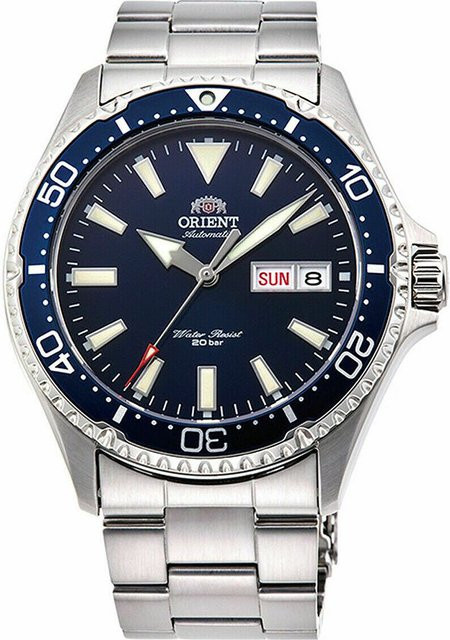 Orient Armbanduhr Mako III, Automatik, Edelstahl, Blau, 42 mm, Herren - Bild 1