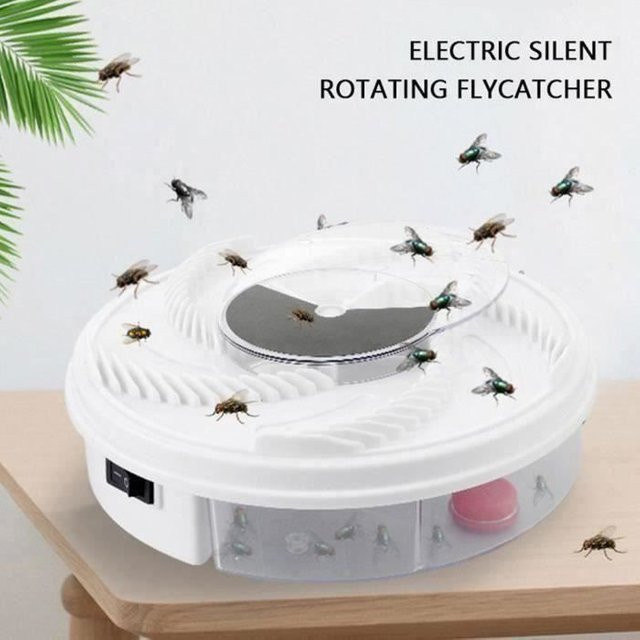 Leiser elektrischer Fliegenfänger STEL ORA in Weiß - Bild 1