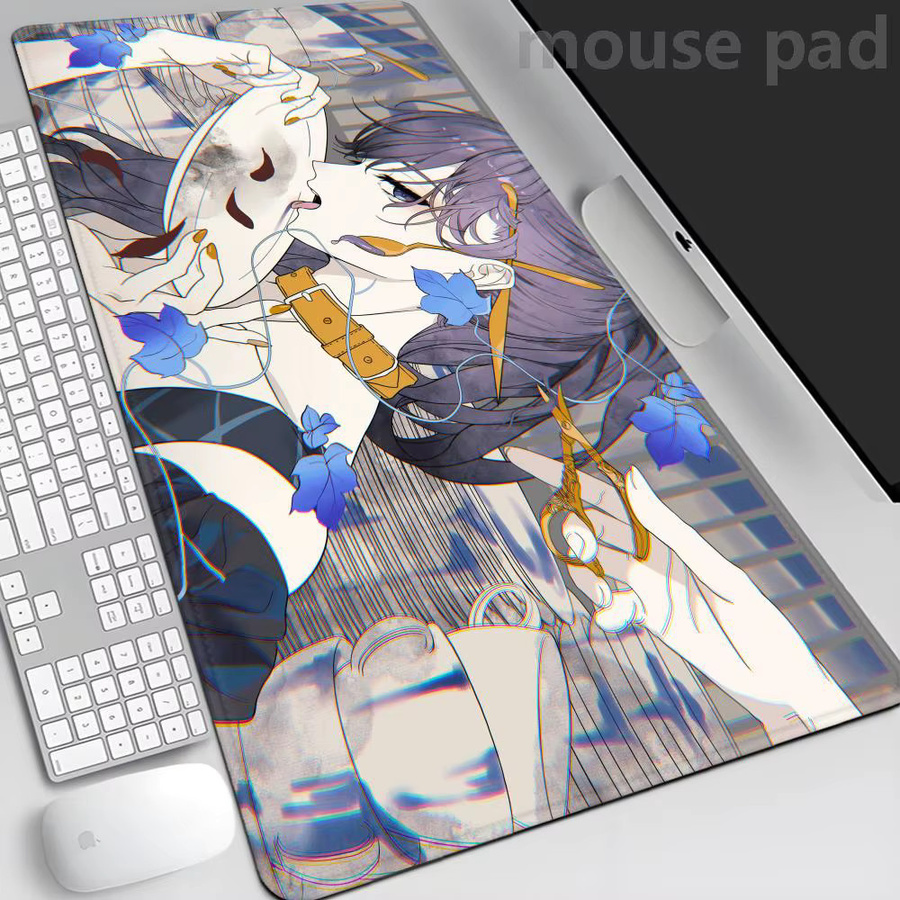 SHIMANG Anime Mauspad Project Sekai PJSK Design Multicolor Schreibtischunterlage für PC Gaming - Bild 4