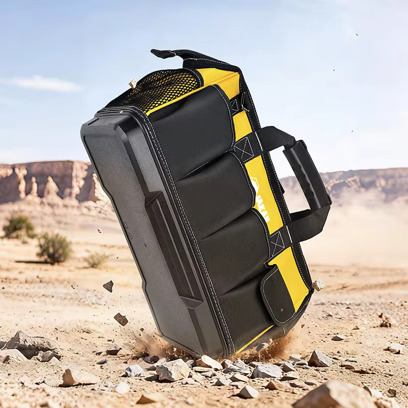 JAKAH Multifunktionale Werkzeugtasche JK-168 aus wasserdichtem 1680D Oxford-Stoff in Schwarz - Bild 3