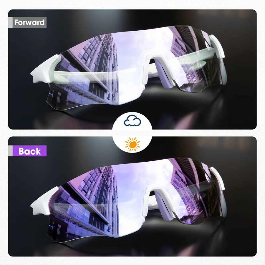 Kapvoe Sportsonnenbrille, Black, Herren, Kunststoff, Photo Chrome - Bild 2
