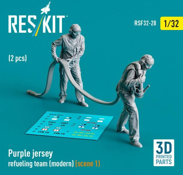 ResKit Models Purple jersey refueling team, Fahrzeuge, 2-teiliges Set, 1:32 - Bild 1