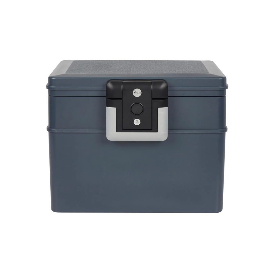 Yale Feuer- und Wasserschutz-Safe YFWC/329/KB1 mit Schlüsselschloss, 16,5 l, Schwarz-Grau - Bild 2