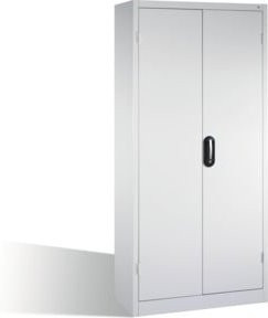 C+P Schwerlast-Werkzeugschrank mit Drehtüren und 4 Regalböden in Lichtgrau, H: 195,0 cm, B: 93,0 cm, T: 40,0 cm - Bild 1