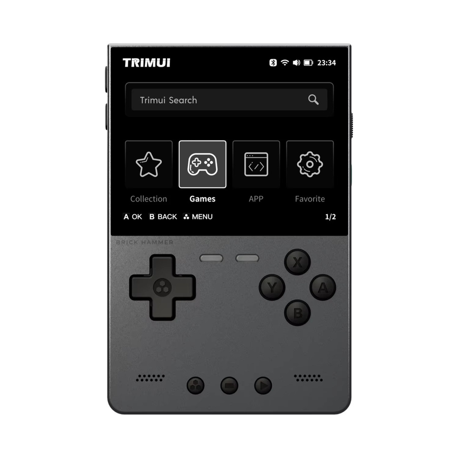Trimui Brick Hammer Handheld-Spielekonsole Retro-Gaming mit 3,2 Zoll IPS-Bildschirm in Grün - Bild 4