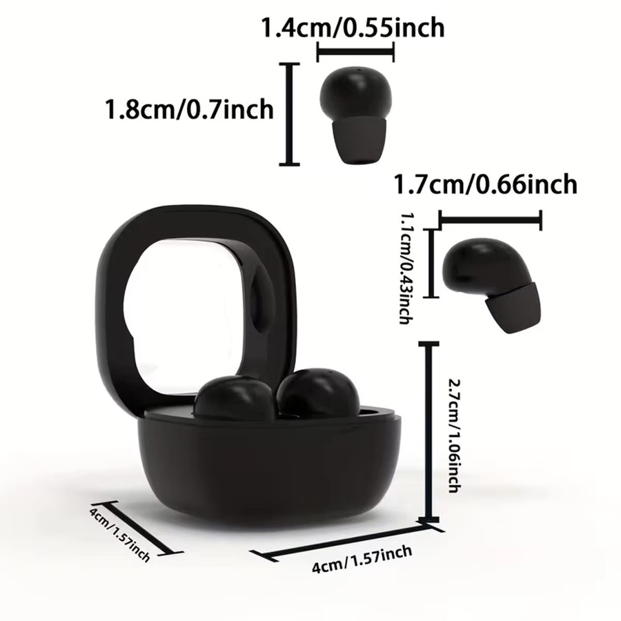 SK19 Mini kabelloses Bluetooth In-Ear Headset mit HD-HiFi-Bass in Weiß - Bild 3