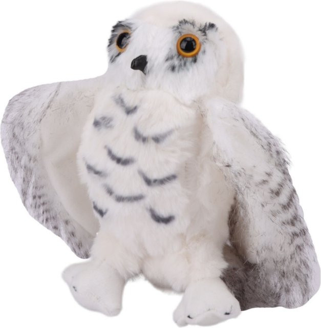 BOOKFONG Hedwig Schneeeule Plüschpuppe, 20 cm, Weiß - Bild 1