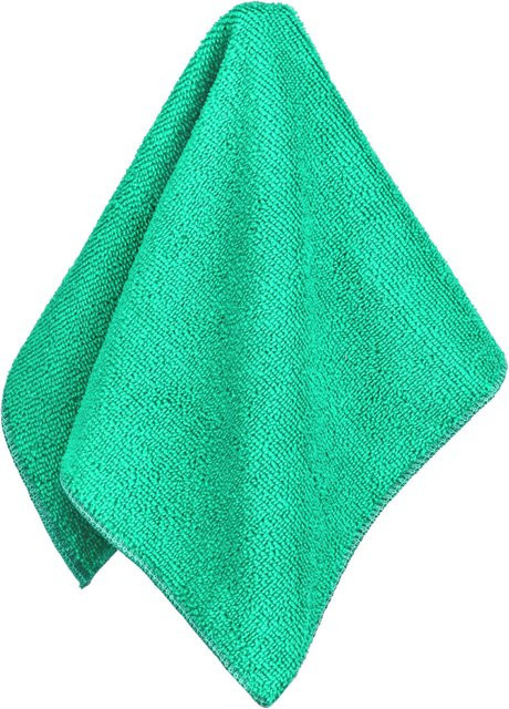ERWIN M. Microfasertücher Clean, 5er Pack, grün, B/L: 35 x 35 cm - Bild 1
