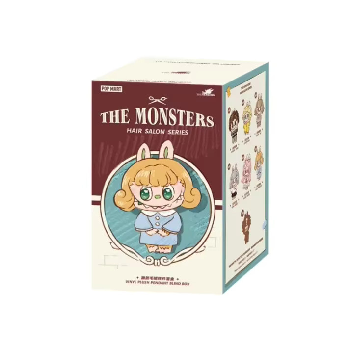 POPMART The Monsters Labubu Monsters Hair Salon, Vinyl-Plüsch-Anhänger Blindbox - Bild 2