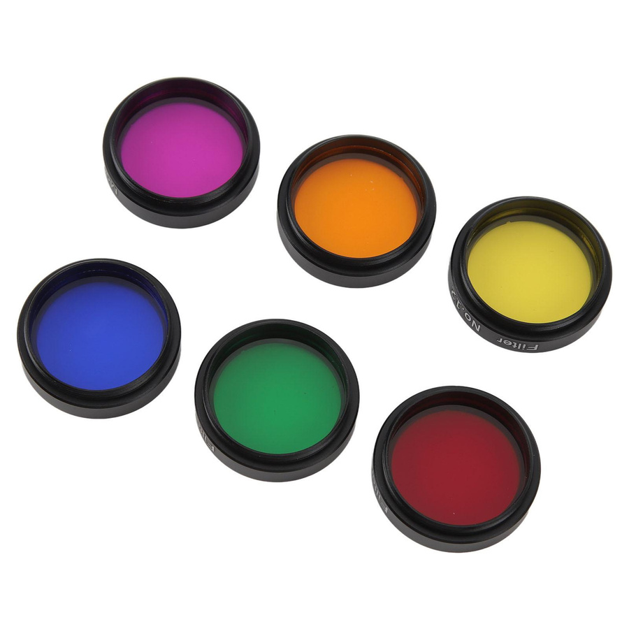 Andoer 6 in 1 Teleskopfilter Set für 1,25 Zoll Teleskope, Multicolor - Bild 2