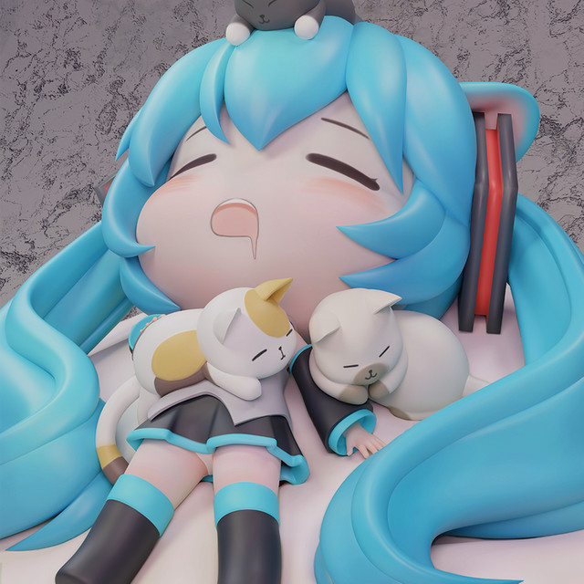 Bandai Hatsune Miku Actionfigur, Puppe, 11cm - Bild 1