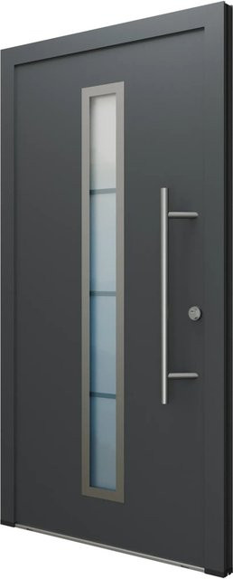 FM Türen Innenbeschläge Set AS68 Modell 01 mit Glaseinsatz in Anthrazit, Rechtsöffnung, B: 110 cm, H: 210 cm - Bild 1