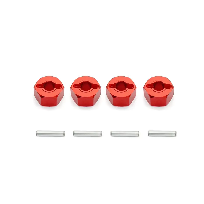 Traxxas Aluminium-Rad-Sechskant-Naben-Adapter, Halterung, Blau, Metall - Bild 2