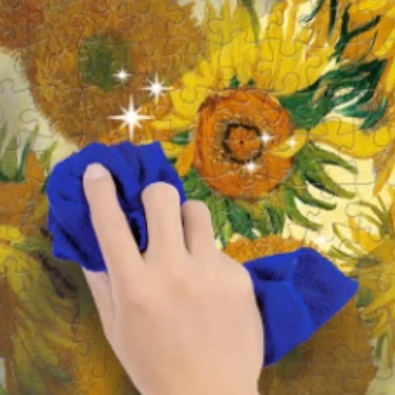 Maxrenard Van Gogh die Sonnenblumen, Puzzle, 35,5 Stück - Bild 4