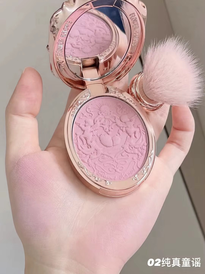 Flower Knows Strawberry Rococo Blush 02, Rouge, Matt, Nude - Bild 1