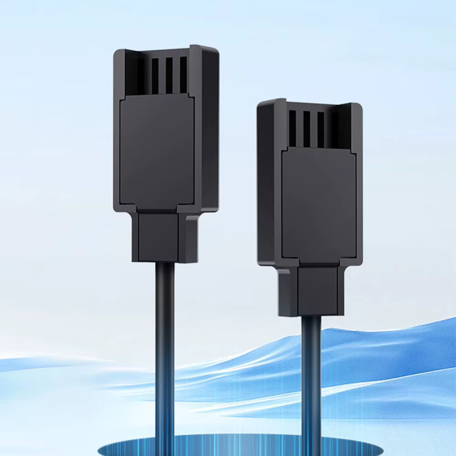VODOOL 2-in-1 USB-Ladekabel für Nintendo Switch Joycon-Controller, USB-A auf USB-C, Schwarz, Länge: 2,5 m - Bild 3