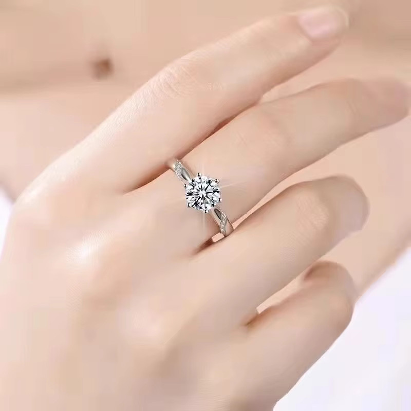 CC&BYX Ringe, Silber, Diamant, Zirkonia, Damen - Bild 2