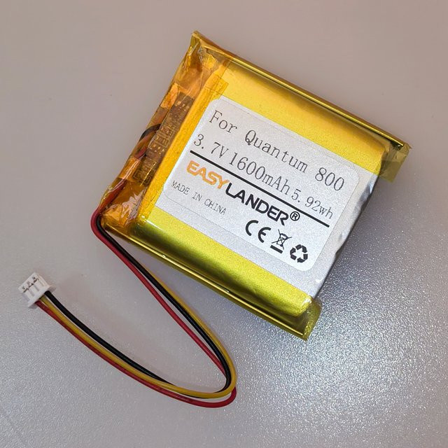 Wiederaufladbarer Lithium-Ionen-Polymer-Akku für JBL Quantum 800 Kopfhörer, 1600 mAh, 3,7 V, Gold - Bild 1