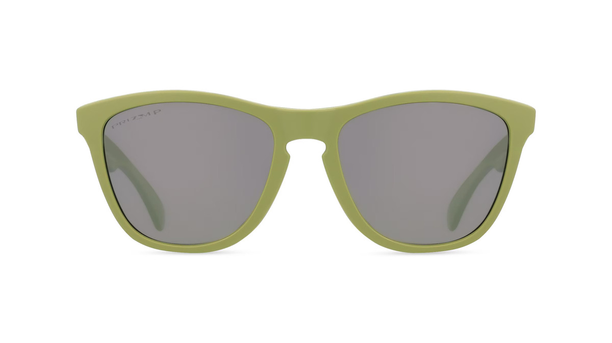 Oakley OO9013 FROGSKINS Sonnenbrille, Vollrand, Quadratisch, Kunststoff, Herren, grün, grau - Bild 1