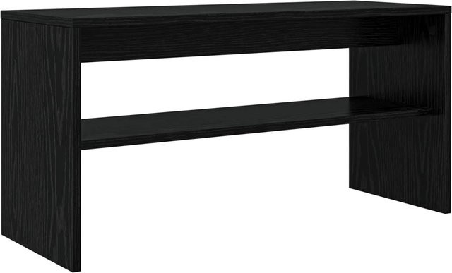 vidaXL TV-Schrank in Schwarz und Eichen-Optik aus Holzwerkstoff, B/T/H: 80 x 30 x 40 cm - Bild 1