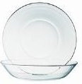 Arcoroc Dessertteller Cosmos aus transparentem Hartglas, 12er Set, Durchmesser: 14 cm - Bild 1