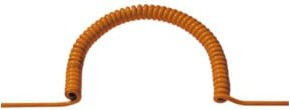 Bachmann Spiralleitung PUR 3G1,5 in Orange, Länge: 0,5 m - Bild 1