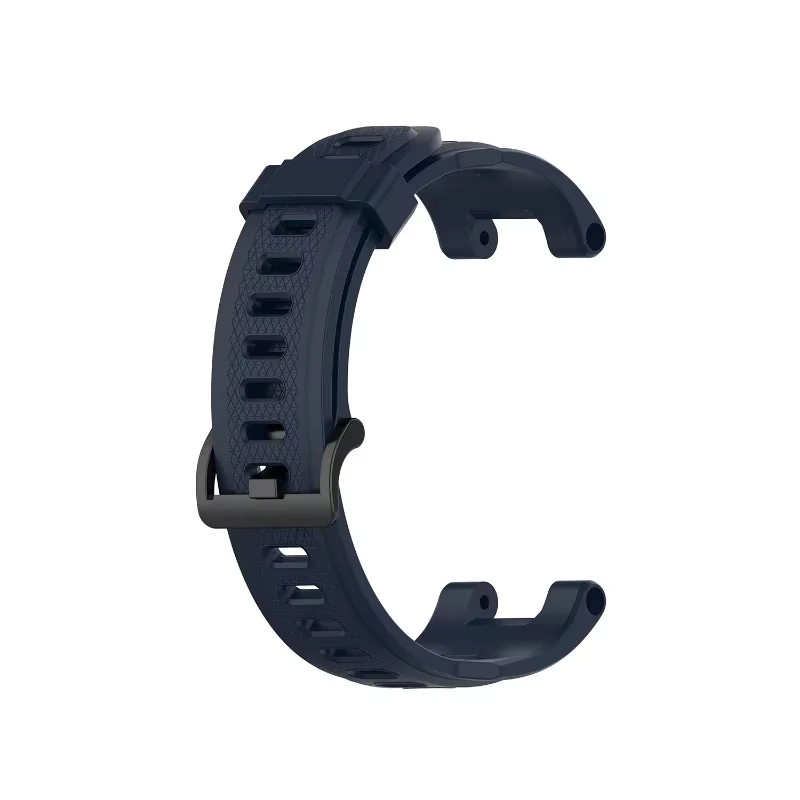 Huami Uhrenarmband Silikon, Schwarz, Unisex - Bild 2