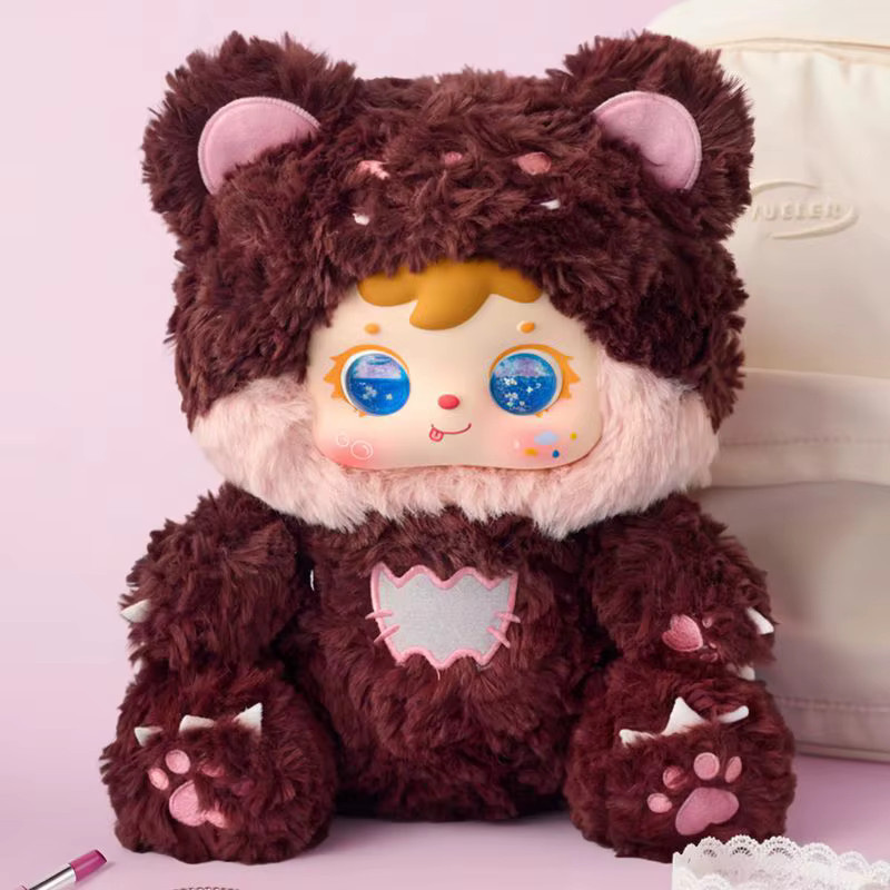 52TOYS Samuel Bear Critical Hit 400% Serie, Vinyl-Plüschpuppe, Rucksackanhänger - Bild 2