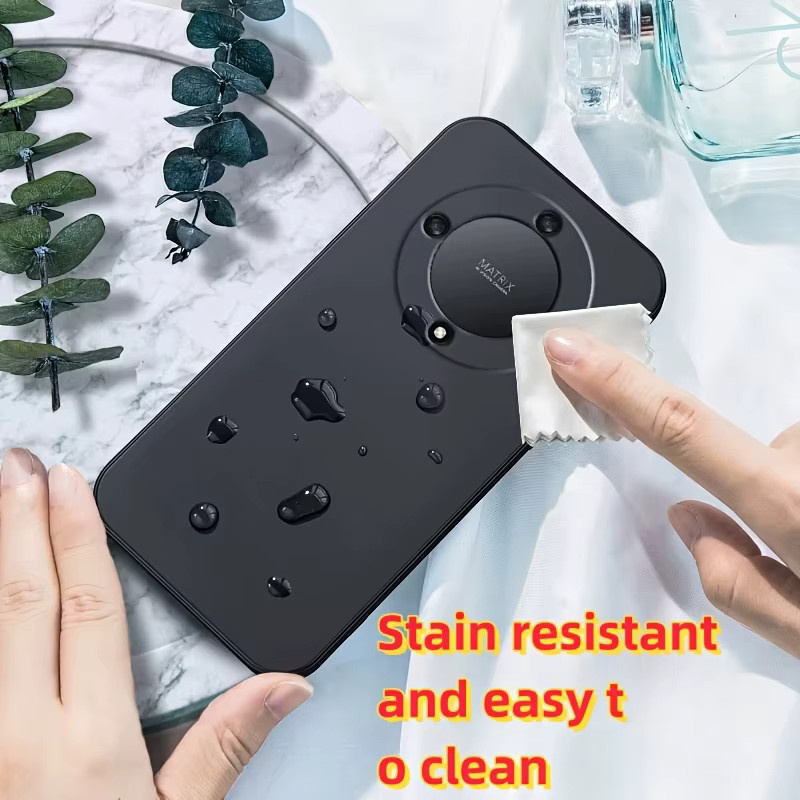 Stoßfeste Silikon-Schutzhülle für Honor Magic 6 Lite, Magic 5 Lite, X9A und A9B in Schwarz - Bild 3