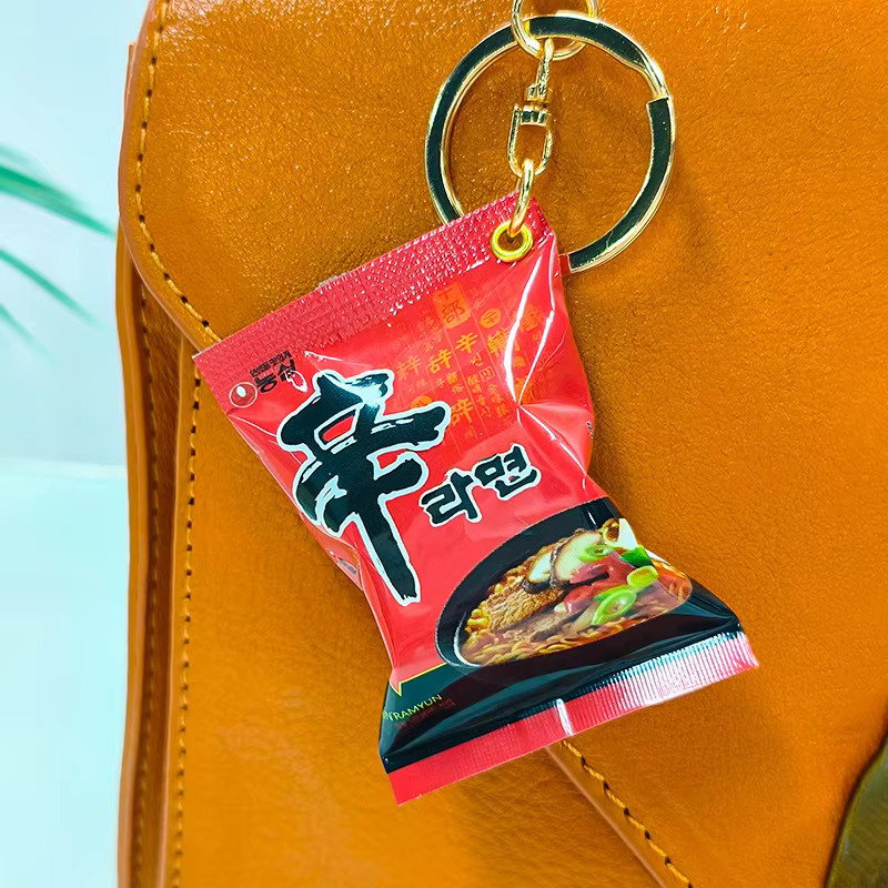 Velishy Anhänger Mini Snacks Instant Nudeln, Bunt - Bild 2