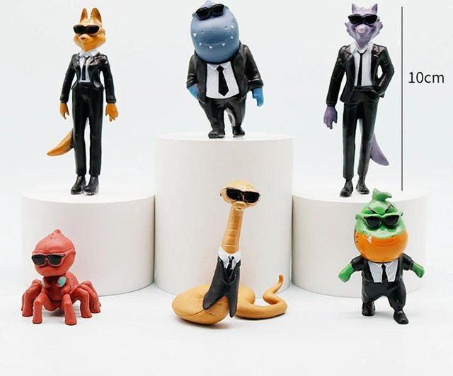 PRELEXT Die Gangster 2 Actionfiguren, 6-teiliges Set, ab 14 Jahren - Bild 1