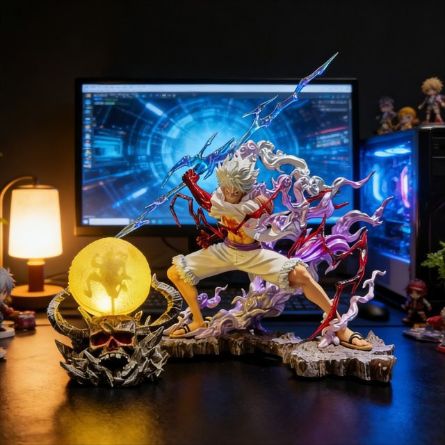 Bandai One Piece Monkey D. Luffy Actionfigur, 18cm, Kunststoff - Bild 1