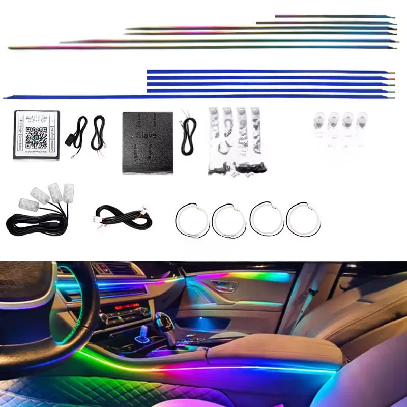 GUADSUN 18-in-1 Symphony RGB LED Atmosphärenlampen-Set mit Lichtstreifen und Lautsprecher in Multicolour - Bild 6