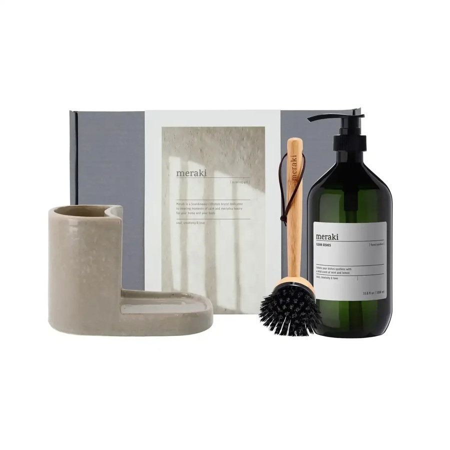 Meraki Geschenkbox Küche Forest Garden in Grau - Bild 1